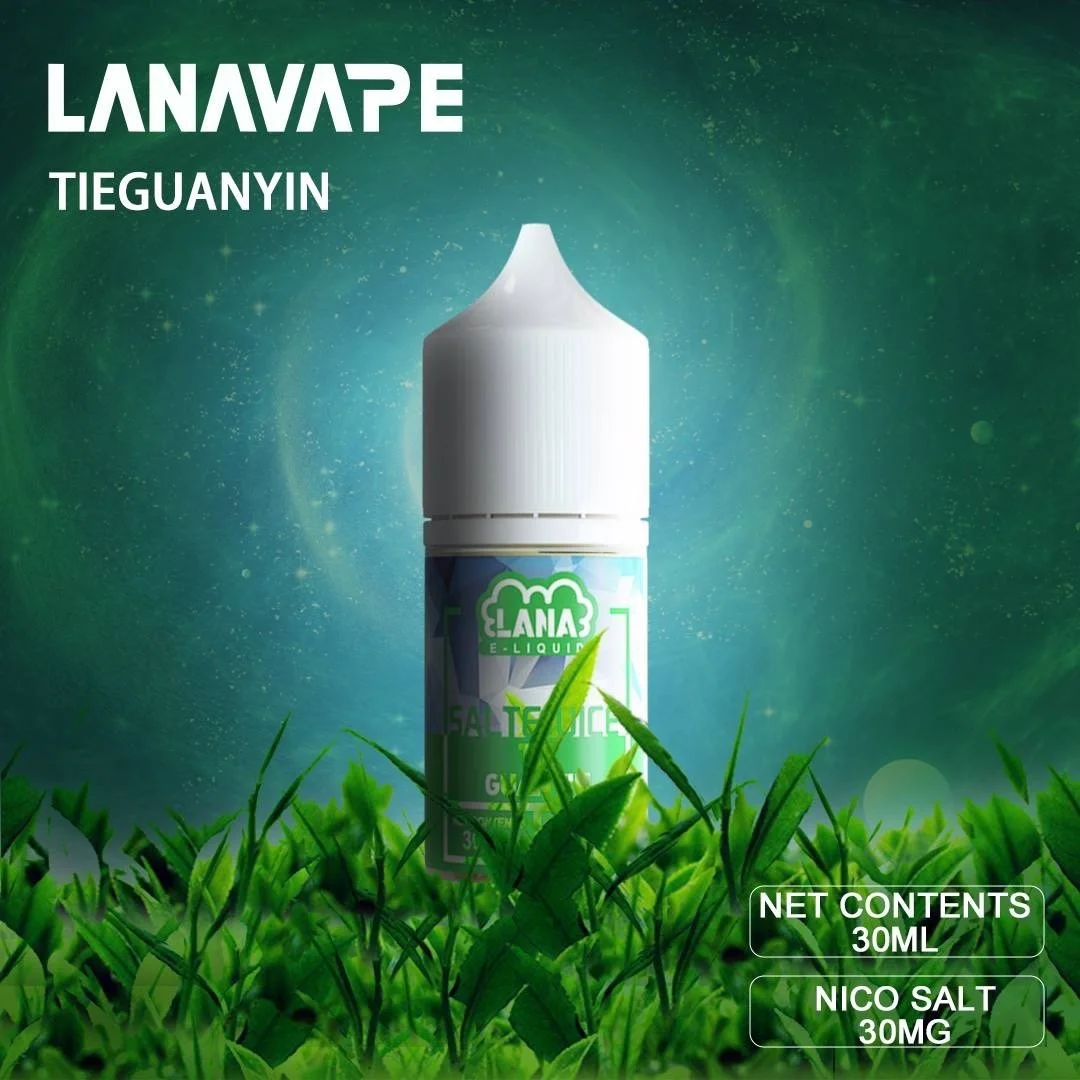 LANA 煙油口味推薦-新龍井|30ml 尼古丁鹽・註油空彈與小煙主機通用果汁